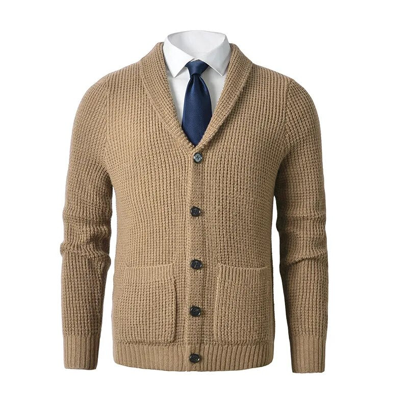 Andrea Shawl Collar Cardigan | EMPRESS BLANC™