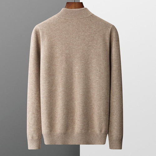 Fabio Cashmere Quarter-Zip | EMPRESS BLANC™