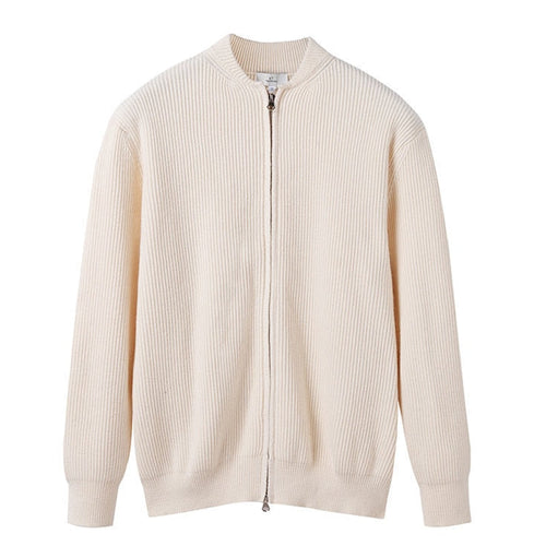 Claudio Cable Knit Quarter-Zip | EMPRESS BLANC™
