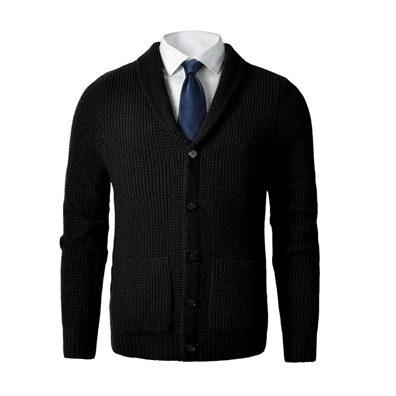 Andrea Shawl Collar Cardigan | EMPRESS BLANC™