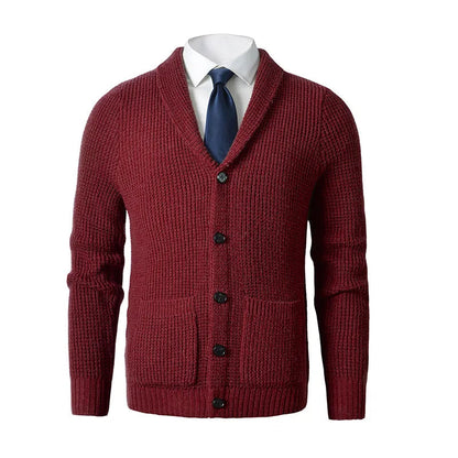 Andrea Shawl Collar Cardigan | EMPRESS BLANC™