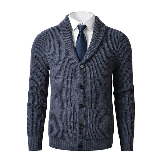 Andrea Shawl Collar Cardigan | EMPRESS BLANC™