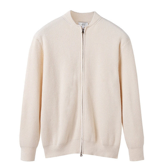 Claudio Cable Knit Quarter-Zip | EMPRESS BLANC™